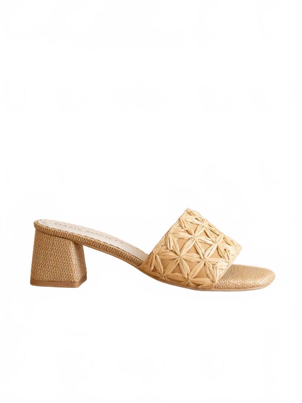 NEW OASIS SOCIETY women's winona block heel sandals in beige